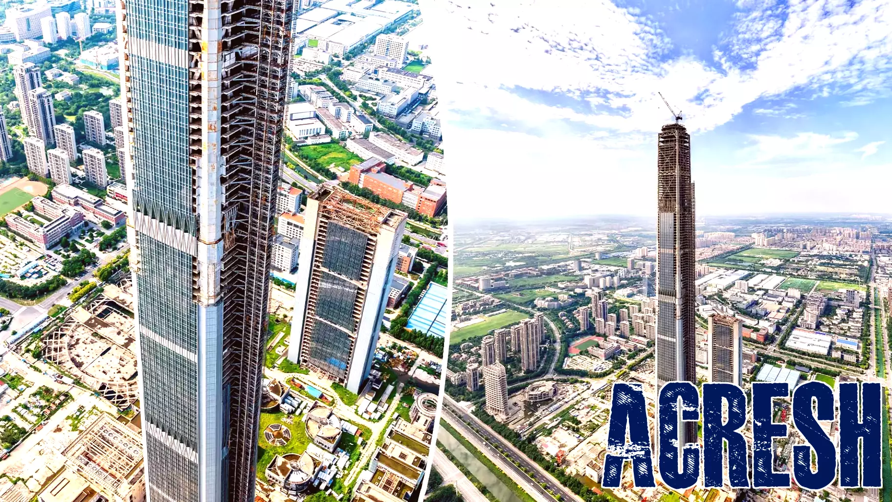 Construction Resumes on the World's Tallest Unoccupied Skyscraper